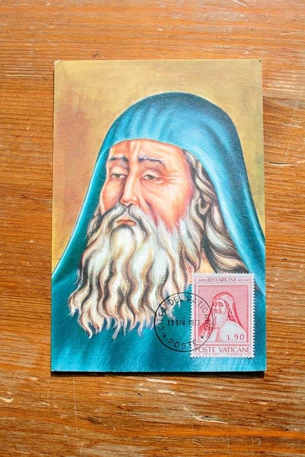 CARTOLINA ITALIA MAXIMUM V Centenario Morte Cardinale Bessarione 1973