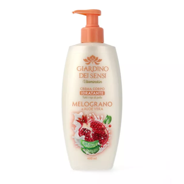 Giardino dei Sensi Granatapfel & Aloe Vera Körpercreme 400 ml