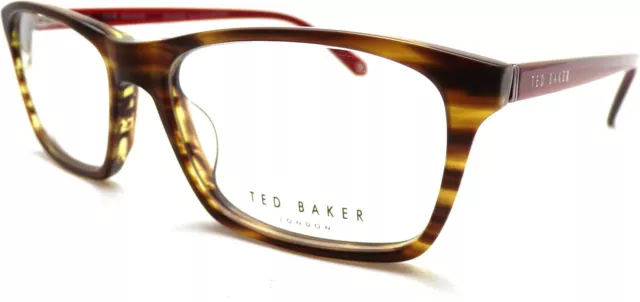 Ted Baker Lesebrille Von + 0.25 Zu + 3.50 Woody Bernstein Horn / Rot 8122 105