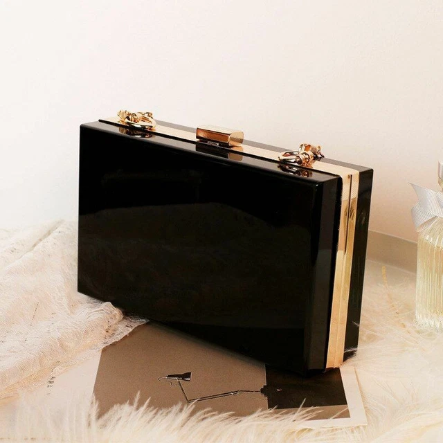 Transparent Acrylic Bag Clear Purse Cute Crossbody See Through Evening Clutch