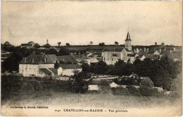 CPA GCHATILLON-en-BAZOIS Vue générale Nievre (100282)
