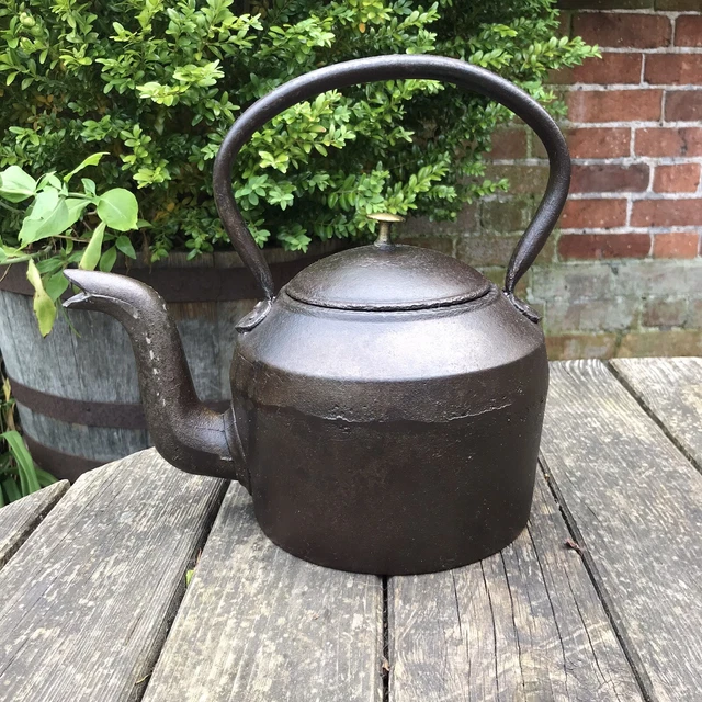 ANTIQUE CAST IRON Kettle Swain 4 Pint Number 1 £65.00 PicClick UK