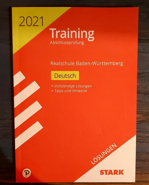 Deutsch Abschlussprüfung Realschule übungen Pdf STARK TRAINING ABSCHLUSSPRÜFUNG DEUTSCH Realschule BW 2021 EUR 2,50