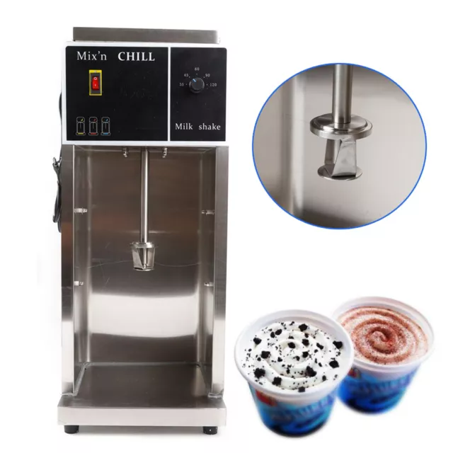 110V Electric Ice Cream Maker Machine Automatic Mixer Shaker Blender US