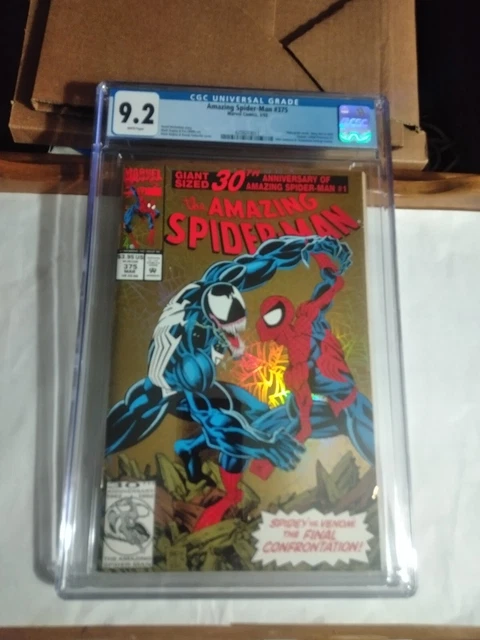 Amazing Spider-Man #375 3/93 CGC 9.2 White Pages New Slab Read About Shippn $$