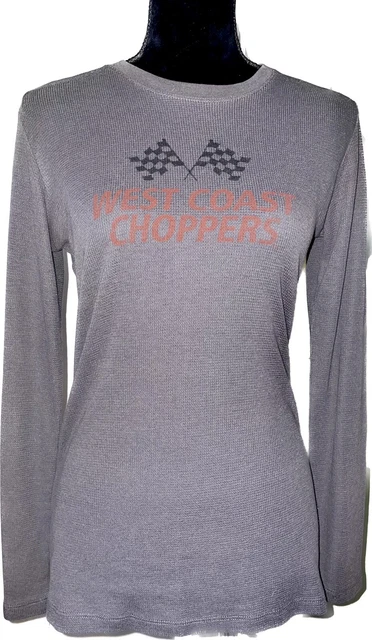 Jesse James NEW West Coast Choppers Women’s Thermal Long Beach M Vintage NIB