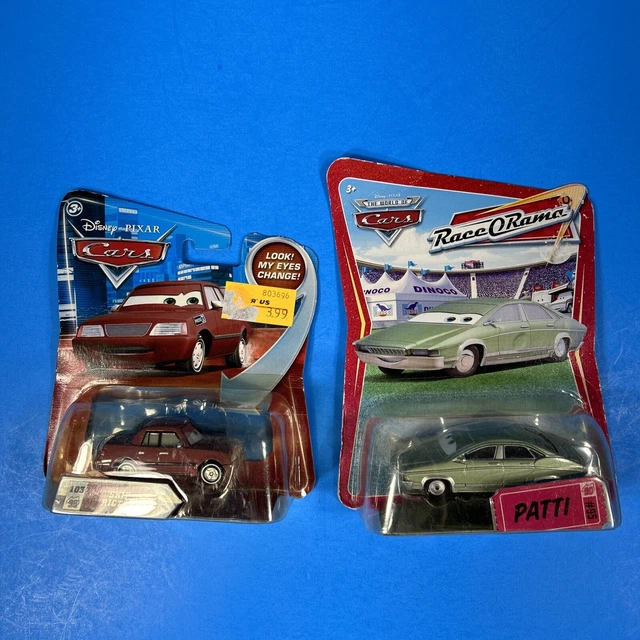 Disney Pixar CARS Patti #95 Race O Rama & Skip Rictor #103 Lot Of 2 2