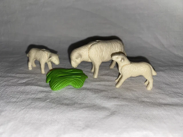 Lot Playmobil Moutons Et Brebis Animaux Forêt - Occasion Bon état
