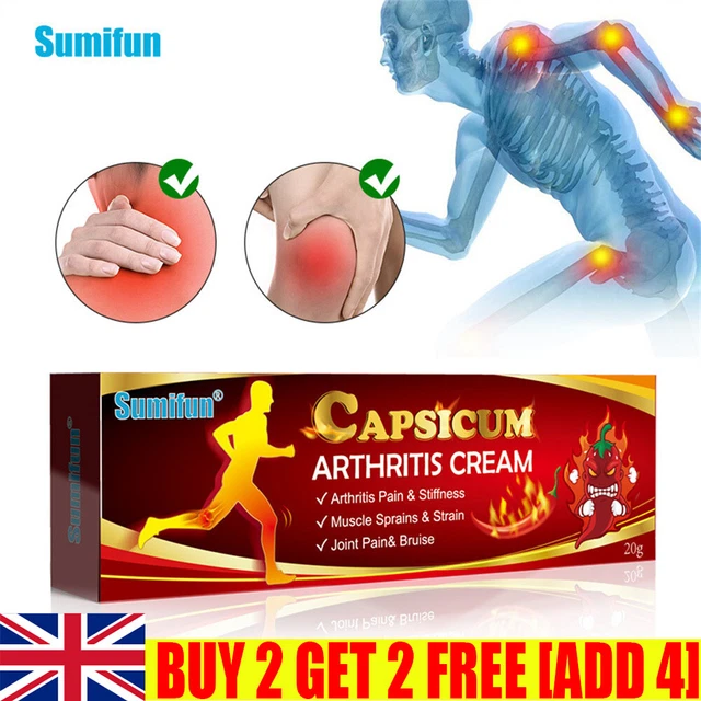 Arthritis Joint Knee Pain Relief Capsicum Arthritis Cream Hot Rheumatoid Sumifun