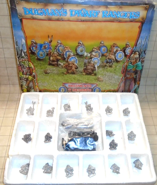 Citadel 0312 Joseph Bugman Dwarf Brewer - Regiments Of Renown 1986 - Miniatura Non Assemblata