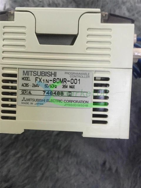 ONE USED Mitsubishi PLC FX1N-60MR-001 Tested