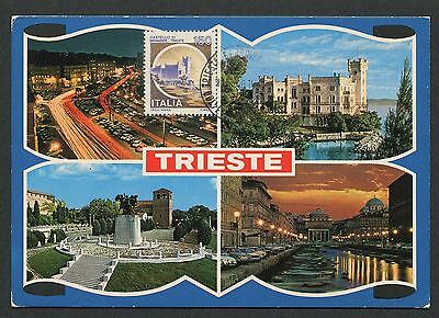 Italia MK Castello Trieste Castello Castle Maximum cartolina MAXIMUM CARD MC cm d1908 