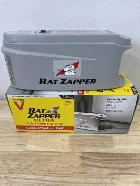 Victor Ultra Rat Mouse Trap Battery Operated Hands Free Home Pest Control Bait
