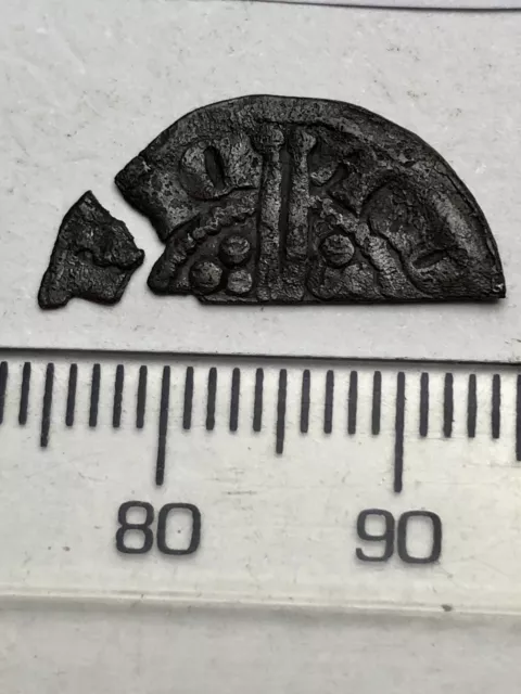 Henry III Medieval Hammered Silver class 5a Halfpenny - OLD COLLECTION (C891) 2