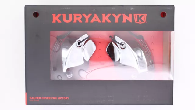 Kuryakyn Chrome Front Brake Caliper Cover Part Number - 7446 For Victory