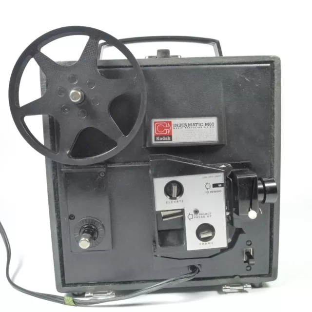 Kodak Instamatic M60 Movie Projector Vintage Made In USA - Needs Bulb