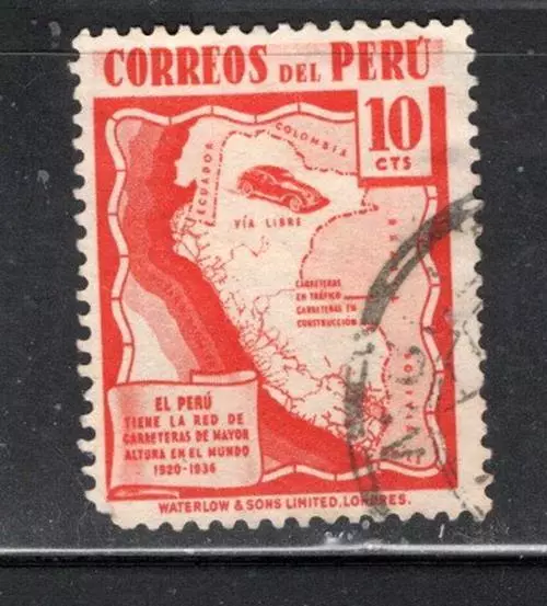 Peru Latin America    Stamps Used Lot 208Bd