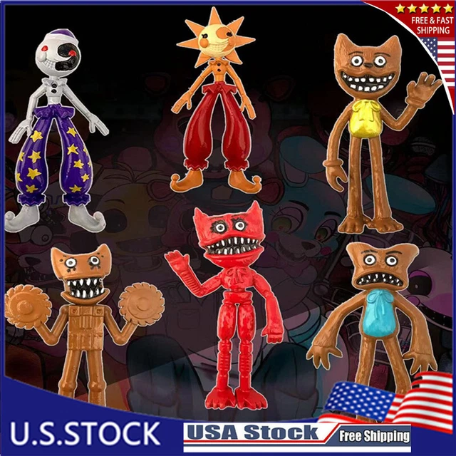 FIVE NIGHTS FREDDY'S FNAF Sundrop Moondrop Huggy Wuggy Figures Model