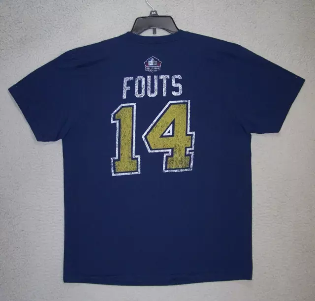 San Diego Chargers Shirt Adult Extra Large HALL OF FAME DAN FOUTS 14 NFL Men