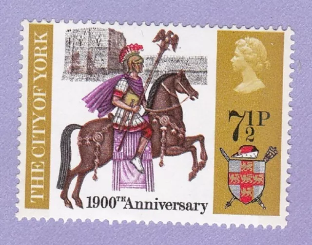 GB 1971 Anniversaries - City of York: Roman Centurion  - MNH 7½p Stamp