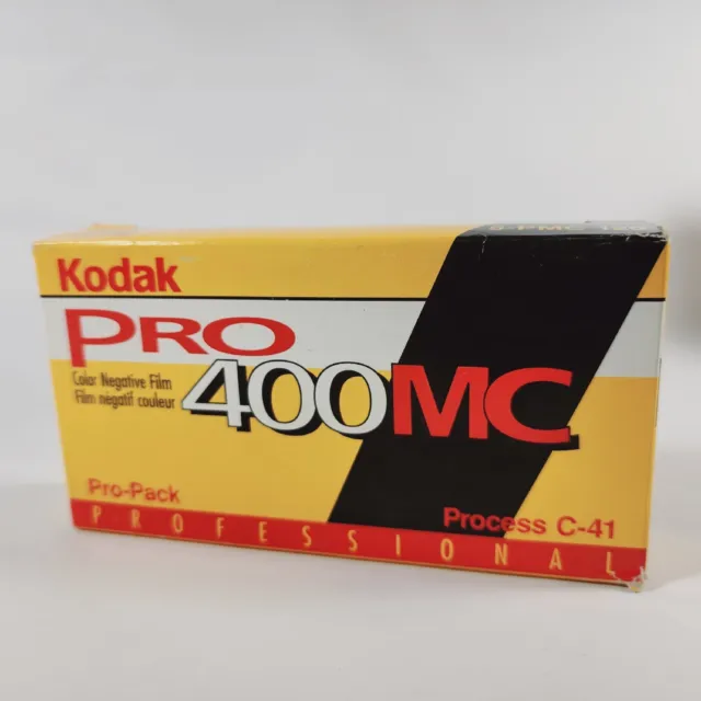 Kodak Pro 400 MC 120 Film 5-Pack In Sealed Box Exp 09/1998 Free Shipping
