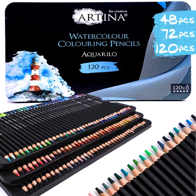 Aquarell Buntstifte Malstifte Set Farbstifte Zeichenstifte 72 Farben Zeichnen