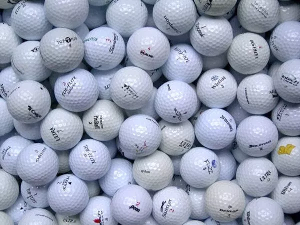 200 balles de golf marque classique blanche - Balles de golf