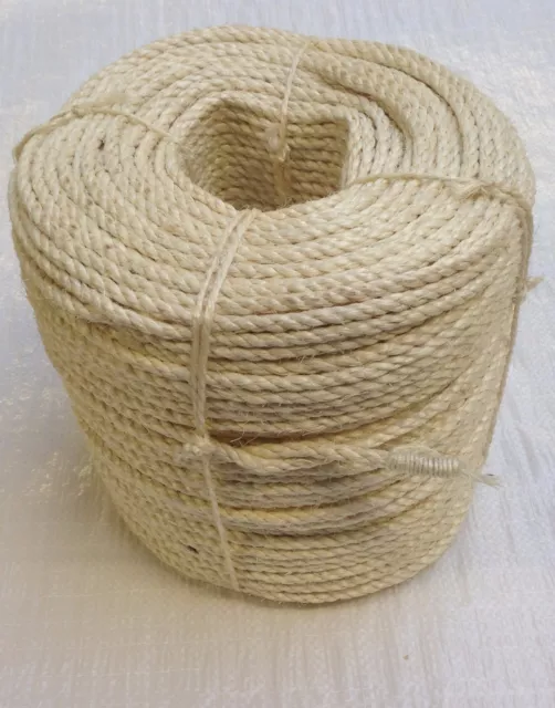 10mm Natural Sisal Decking Rope, Cat Scratching Post, Cats, Garden, Pets, Toys