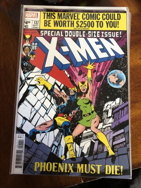 UNCANNY X-MEN 137 NM Facsimile DEATH OF PHOENIX MARVEL 2019 KEY Est Grade 9.6