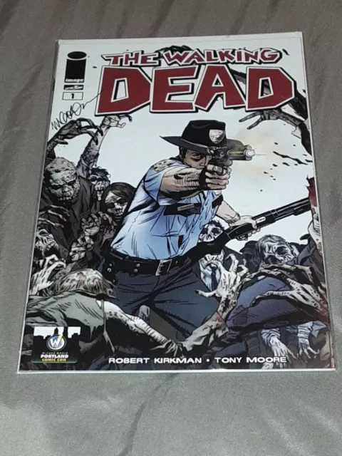 WALKING DEAD #1 Portland Variant Signed Michael Golden