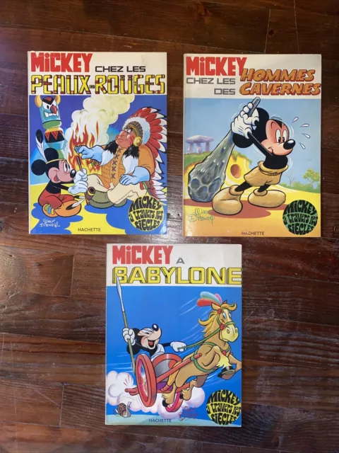 Lot 3 revues Mickey brochés très bon état EDITION 1972