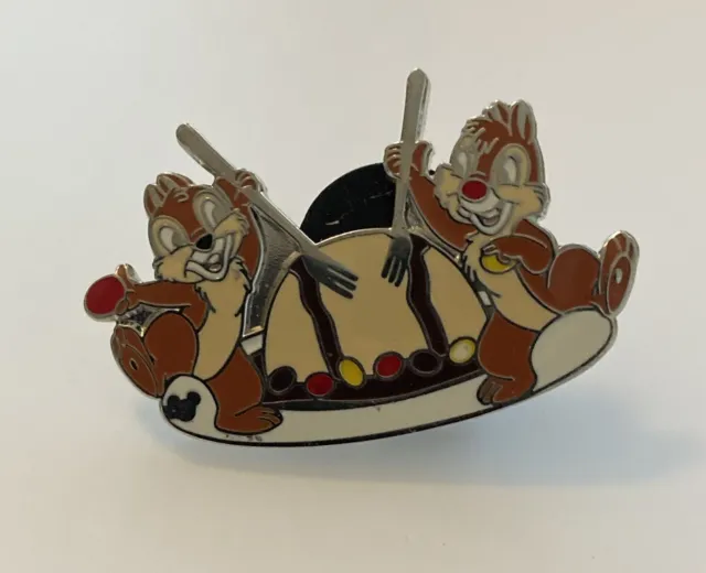 Disney Hidden Mickey Chip & Dale Ice Cream Bowl pin