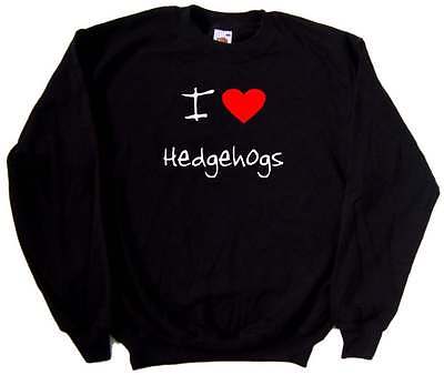 I Love Heart Hedgehogs Sweatshirt