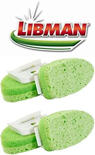 Cleaning Sponge Non-Scratch Libman Gentle-Touch Refills 2 -2-Packs (4 Total Spon