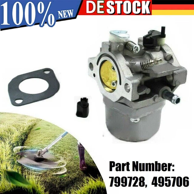 JIK Carburetor Replacement For Briggs & Stratton 799728 – Fits 498027, 498231, 499161