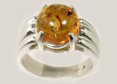 19thC Antique Baltic Cognac Amber 1½ct Stone Gemstone Age Magic Soul