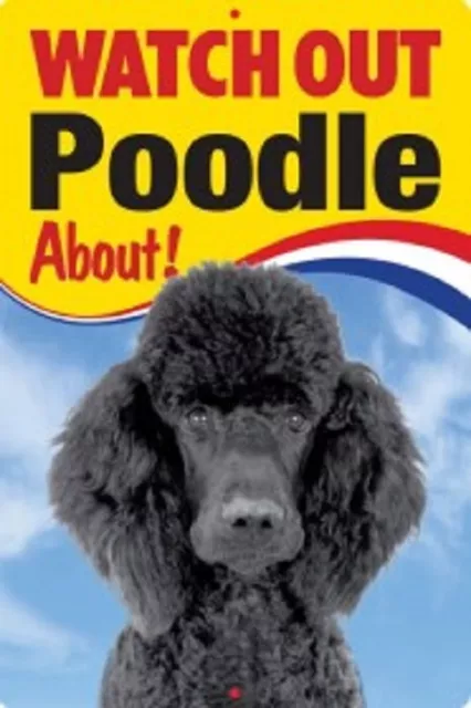 POODLE 3D  DOG SIGN great Christmas stocking filler