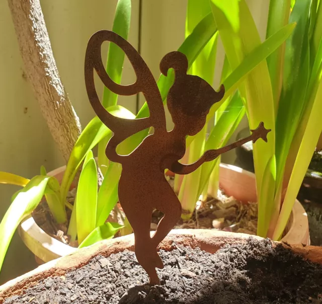 Fairy - Australian Made Rusted Metal Garden Art