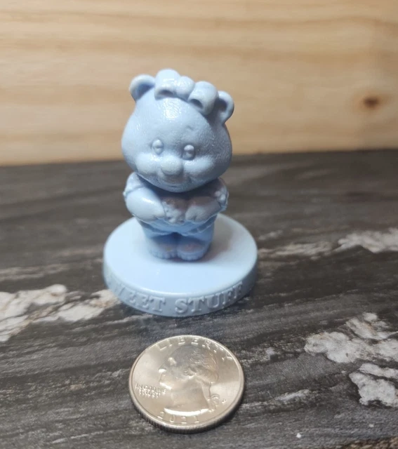 1985 Wendy's Kids Meal Toy THE GOOD STUFF GANG FIGURINE COOL STUFF Blue Bear