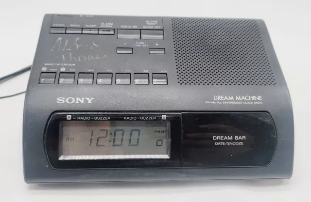 Sony ICF-C303 AM/FM Dream Machine Alarm Clock Radio/Synthesized Clock