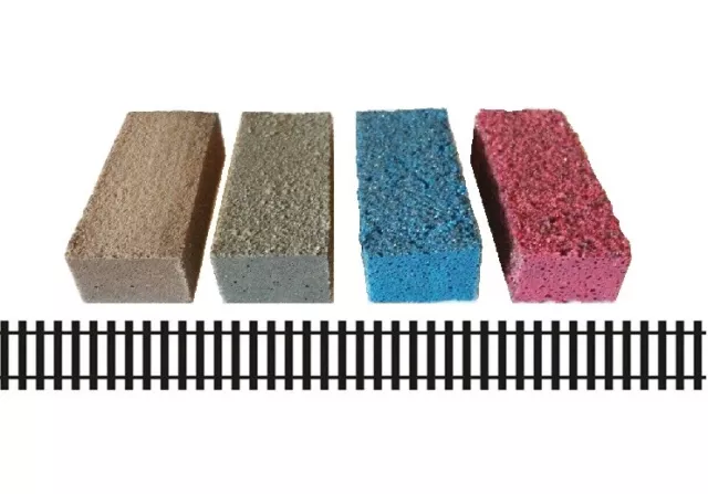 Cleaning Rubbers Rail Abrasive Cleaner Blocks All Grades For Hornby Triang Track