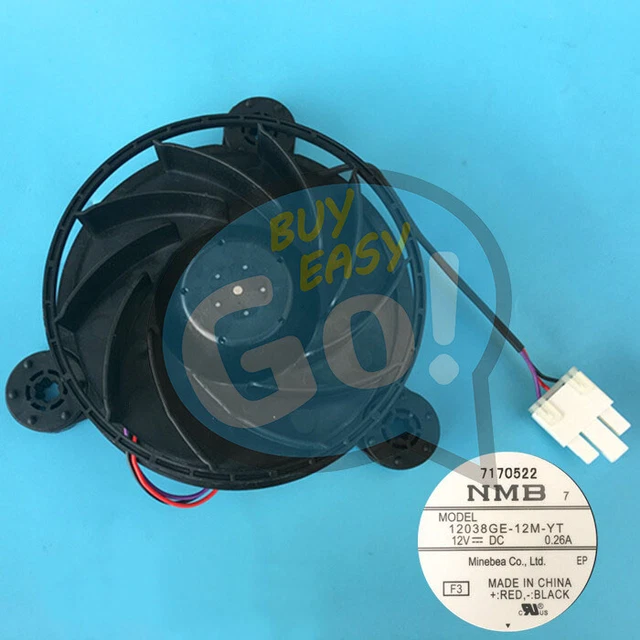 1PCS 12V-DC 12038GE-12M-YT for Haier Panasonic refrigerator fan motor