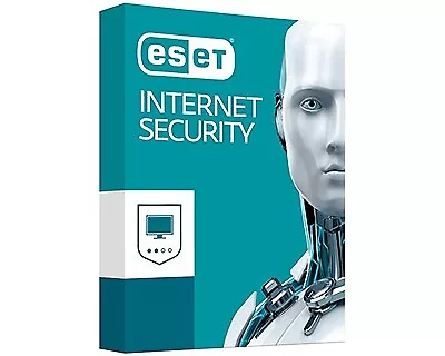 Software Nod32 Antivirus + Internet Security Full Box 1 Anno 2 Utenti (140T21Y-N