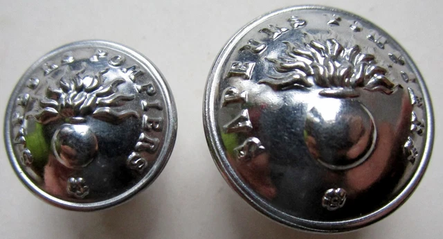 Lot De 10 Boutons En Métal Bombés Avec Tige à Coudre Finition