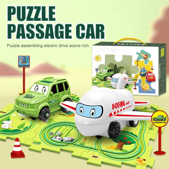 15/25Pcs DIY Car Track Puzzle Play Set Preschool Educational Montessori Kids Toy