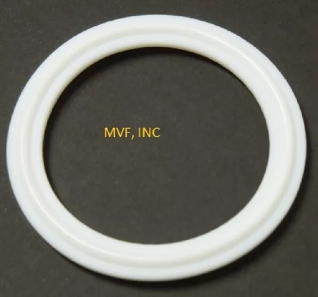 3" PTFE Sanitary Clamp Gasket Teflon 450°F Dairy Brewing Tri Clover S7740MPG030