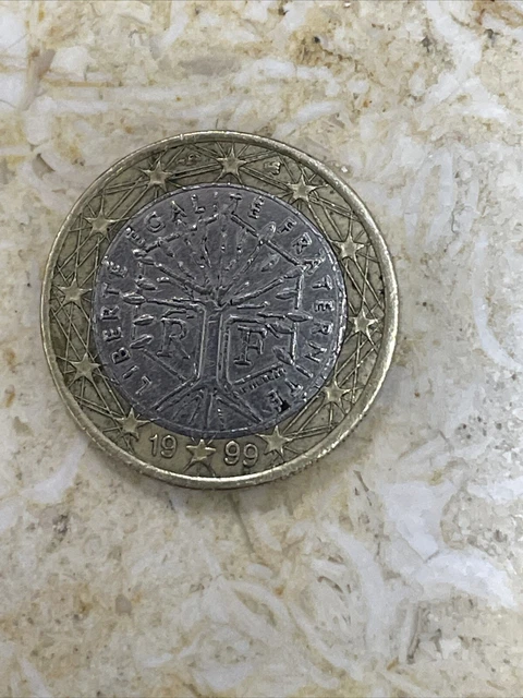 Moneta Rara MONETA RARA - 1 Euro Francia 1999 errore di conio EUR 1.100,00 ...