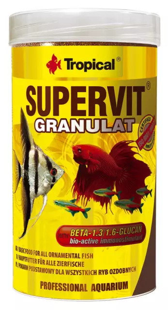 Tropical Supervit Granulé 1000 ML Nourriture pour Poissons Zierfische Complète