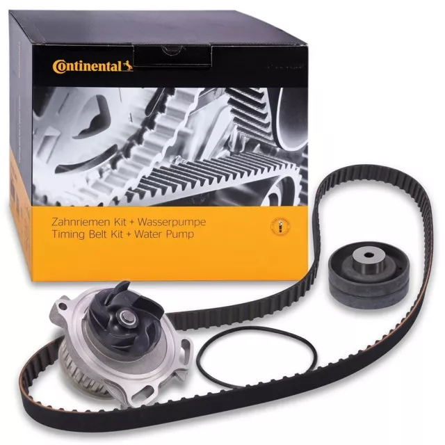 1x CONTITECH CT660WP1 KIT CORREA DISTRIBUCION DENTADA +BOMBA AGUA CON POLEAS