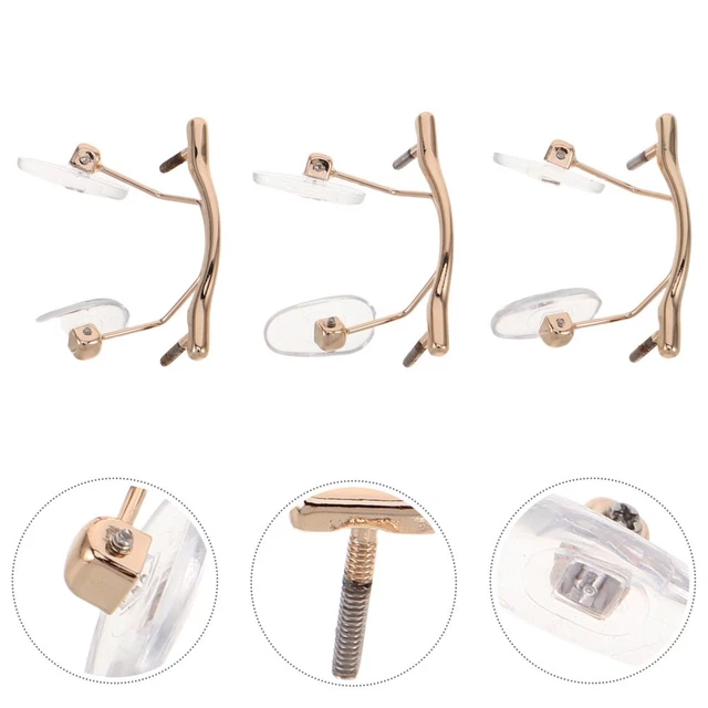 Pièce De Rechange Nez De Lunettes Anti-dérapante - Pour Montures Sans Cadre - Largeur 28mm